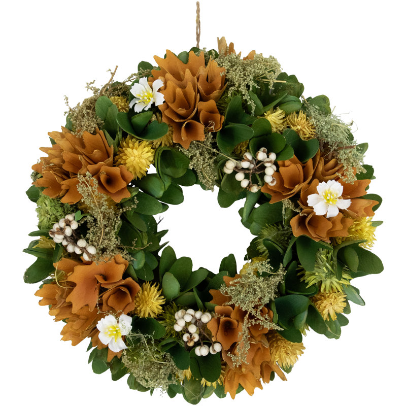 Couronne en faux bois assorti 11 po