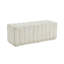 Banc rembourré en velours Liyou