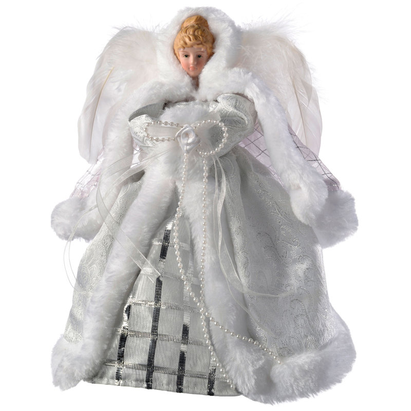26cm Fabric Angel Tree Topper