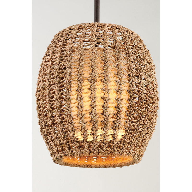 Conga 1 - Light Bronze Single Pendant, 21.25" H x 12" W x 12" D