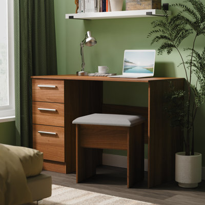 Bhaga 3 Drawer Desk (Ready Assembled)