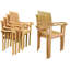 Olmead Outdoor 11 - Piece Teak Dining Set-1631006056-1709136343