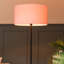 Tavel 132.5cm Matte Black Tray Table Floor Lamp-95109511