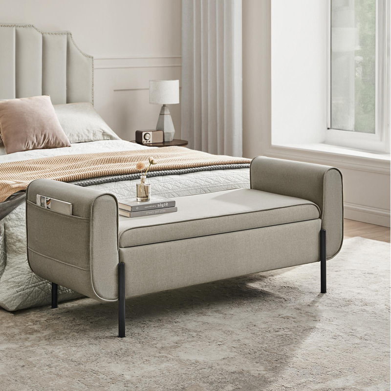Banc de rangement, Brun chameau