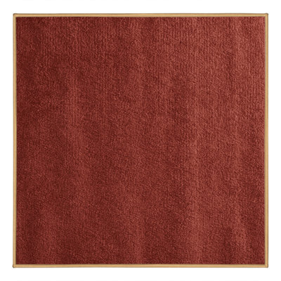 Tapis brun uni lavable à la machine