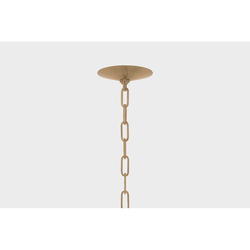 Troy Lighting Tully Lantern, Brass, 3 Lights,  72" H x 13.5" W x 13.5" D