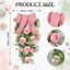 Couronne de rose artificielle