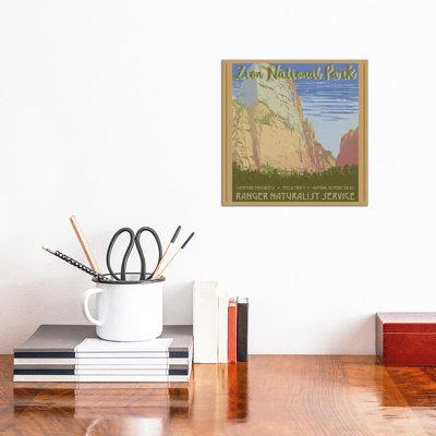 Zion National Park by Graffi*Tee Studios - Wrapped Canvas Print