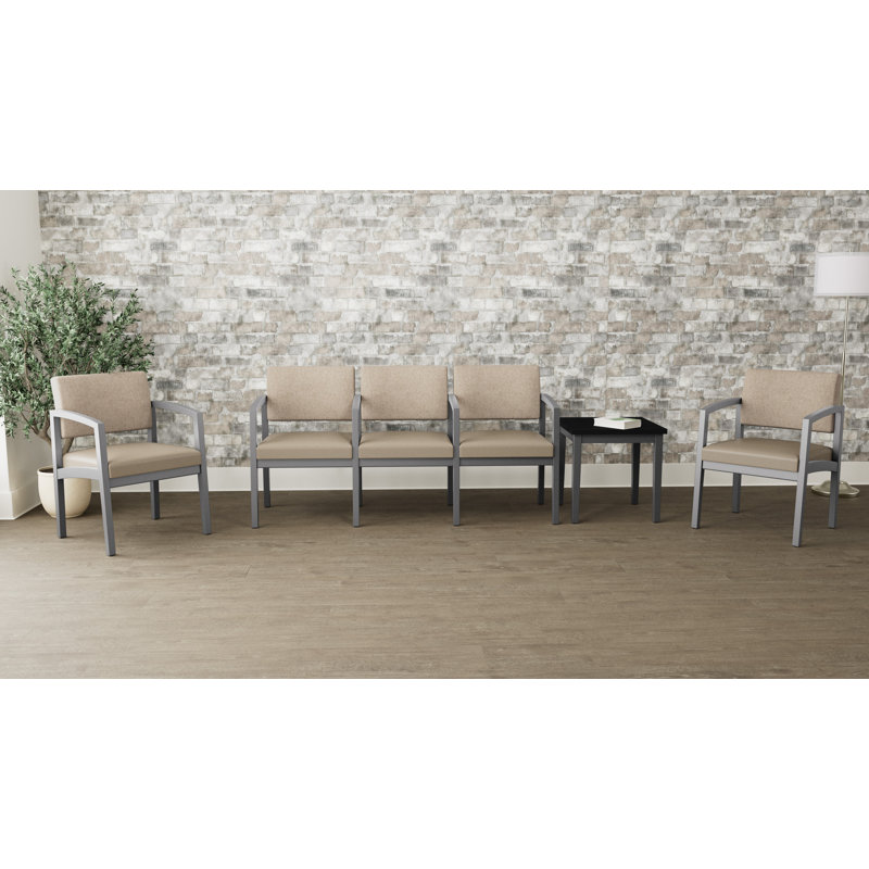Ensemble de meubles de qualité commerciale en bois Lenox, Étain, Modena Farro / Archetype Silt
