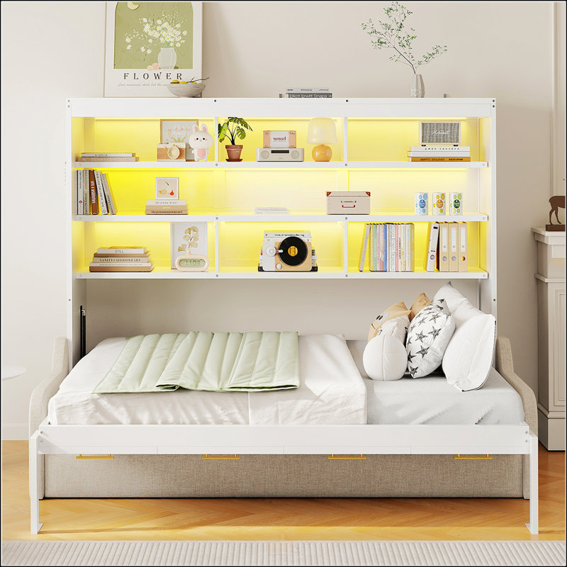  Lit armoire avec canapé escamotable Murphy, Double