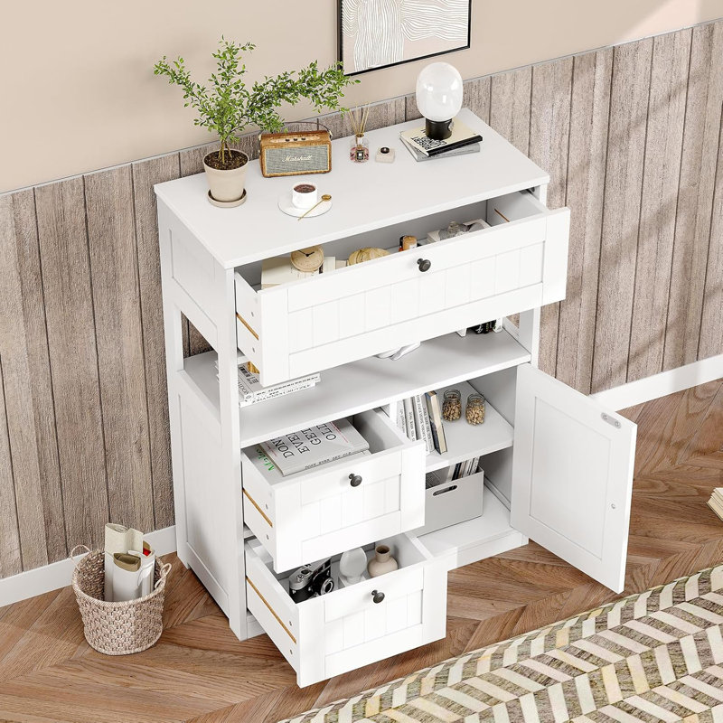 Armoire de salle de bain moderne, Blanc