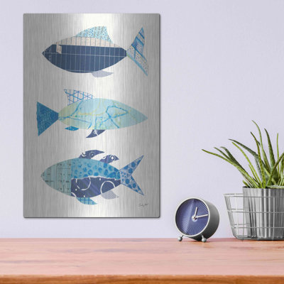 Beachcrest Home ™ «Go With the Flow IV» par Courtney Prahl, art mural en métal