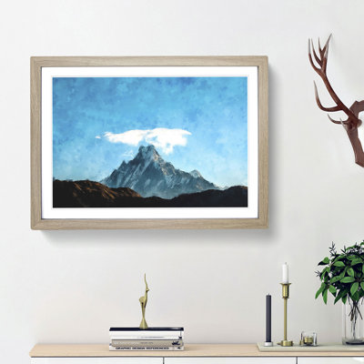 Fishtail Mountain In Nepal - Picture Frame Graphic Art Print