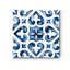 «Cobalt Tiles VI», reproduction sur toile tendue-2140688634
