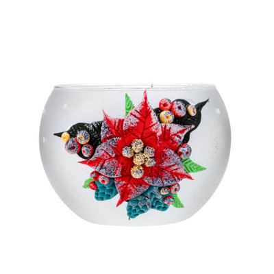 4'' H Glass Tabletop Votive Holder