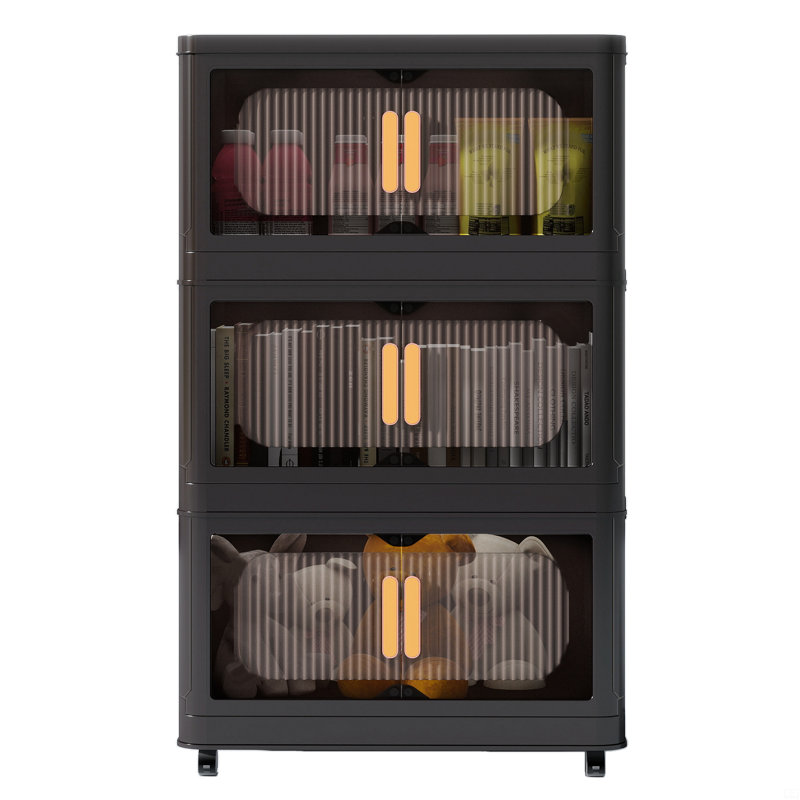 20" Side Wide Folding Storage Cabinet