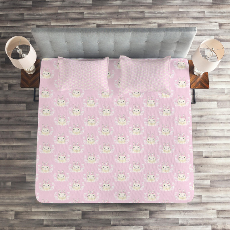 Coverlet, King Bedspread + 2 Shams