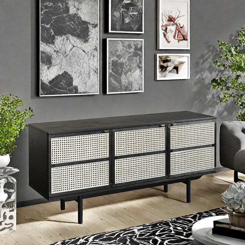 Petit buffet d'appoint 62,99, Noir
