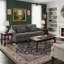 Mid Century Modern chenille Fabric Loveseat Sofa-1164422392