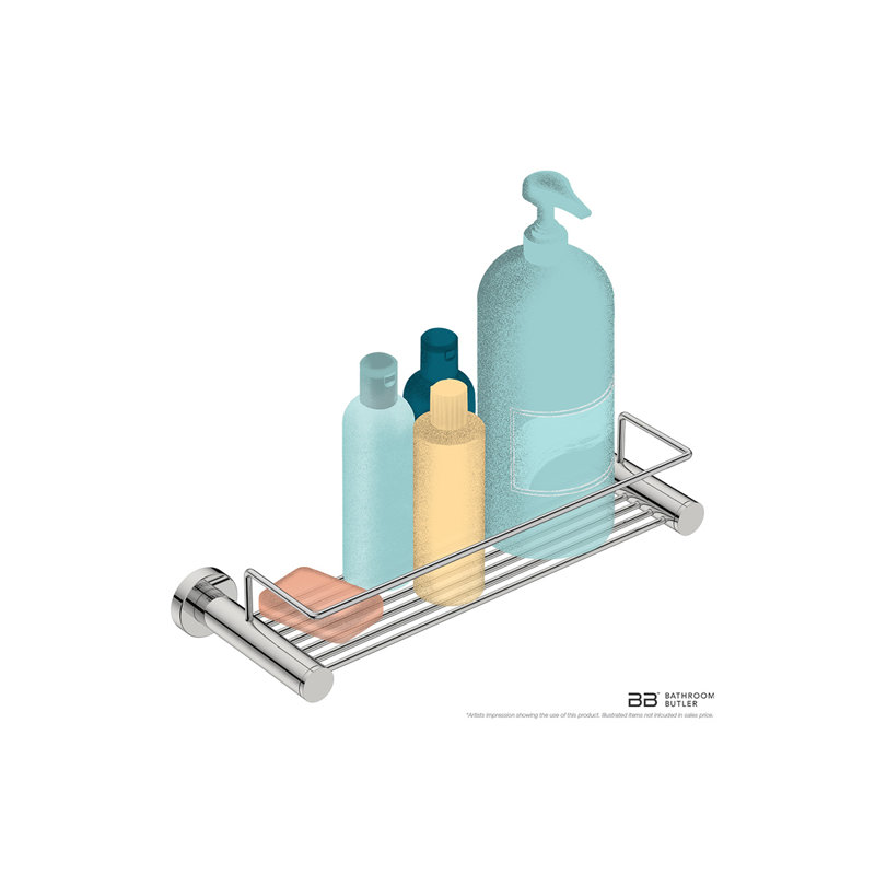 Wall Mounted Towel Rack, Polished Stainless Steel