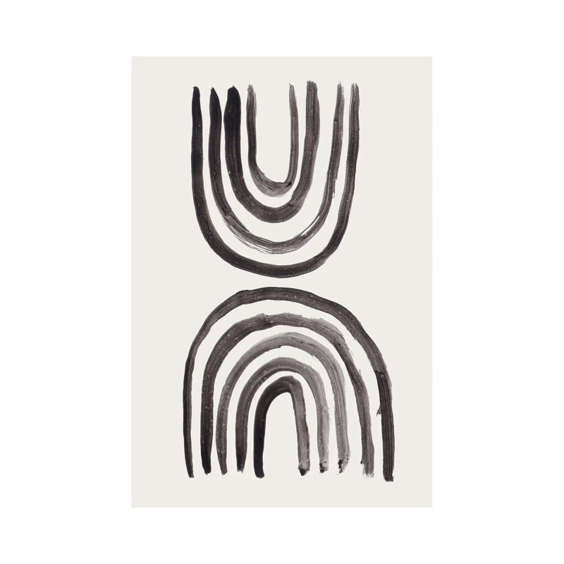 Primitive Rainbow by EnShape - Wrapped Canvas Gallery-Wrapped Canvas Giclée, 20.32 cm H x 30.48 cm W