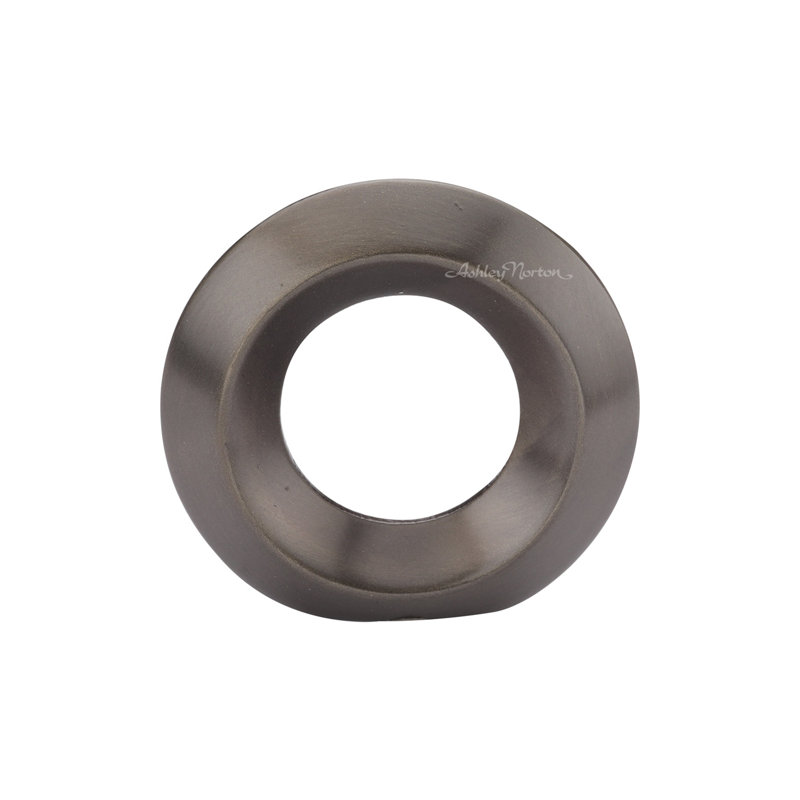 Oversized Round Knob, Black
