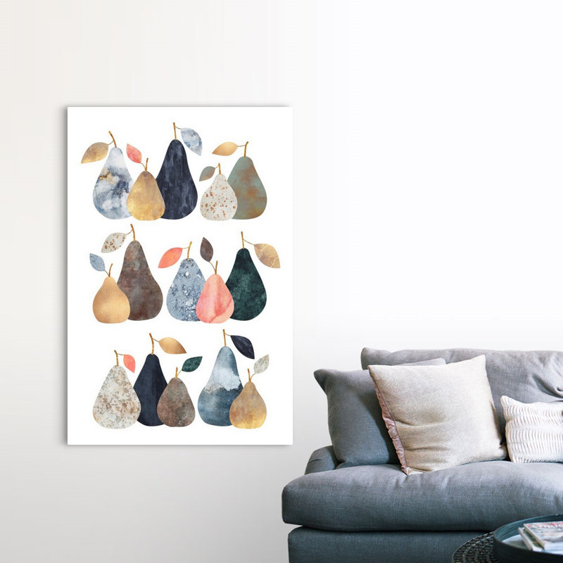 " Pears " Painting Print, Wrapped Canvas, 60" H x 40" W x 1.25" D