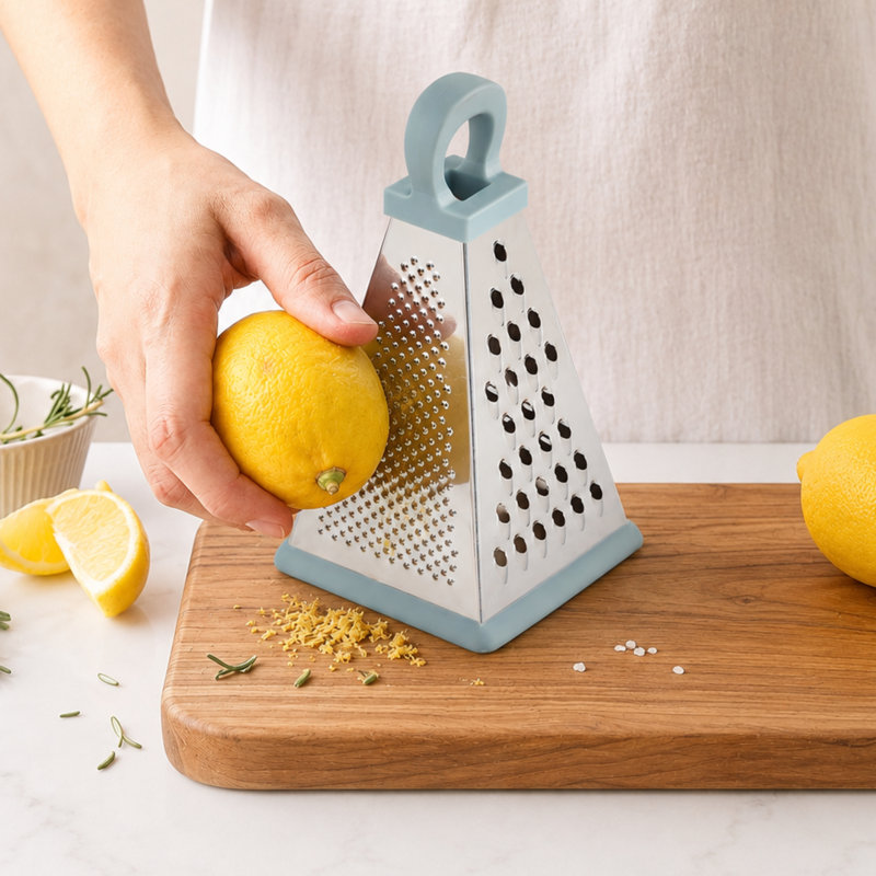 BergHOFF Leo Balance 4-sided Pyramid Grater, Slate