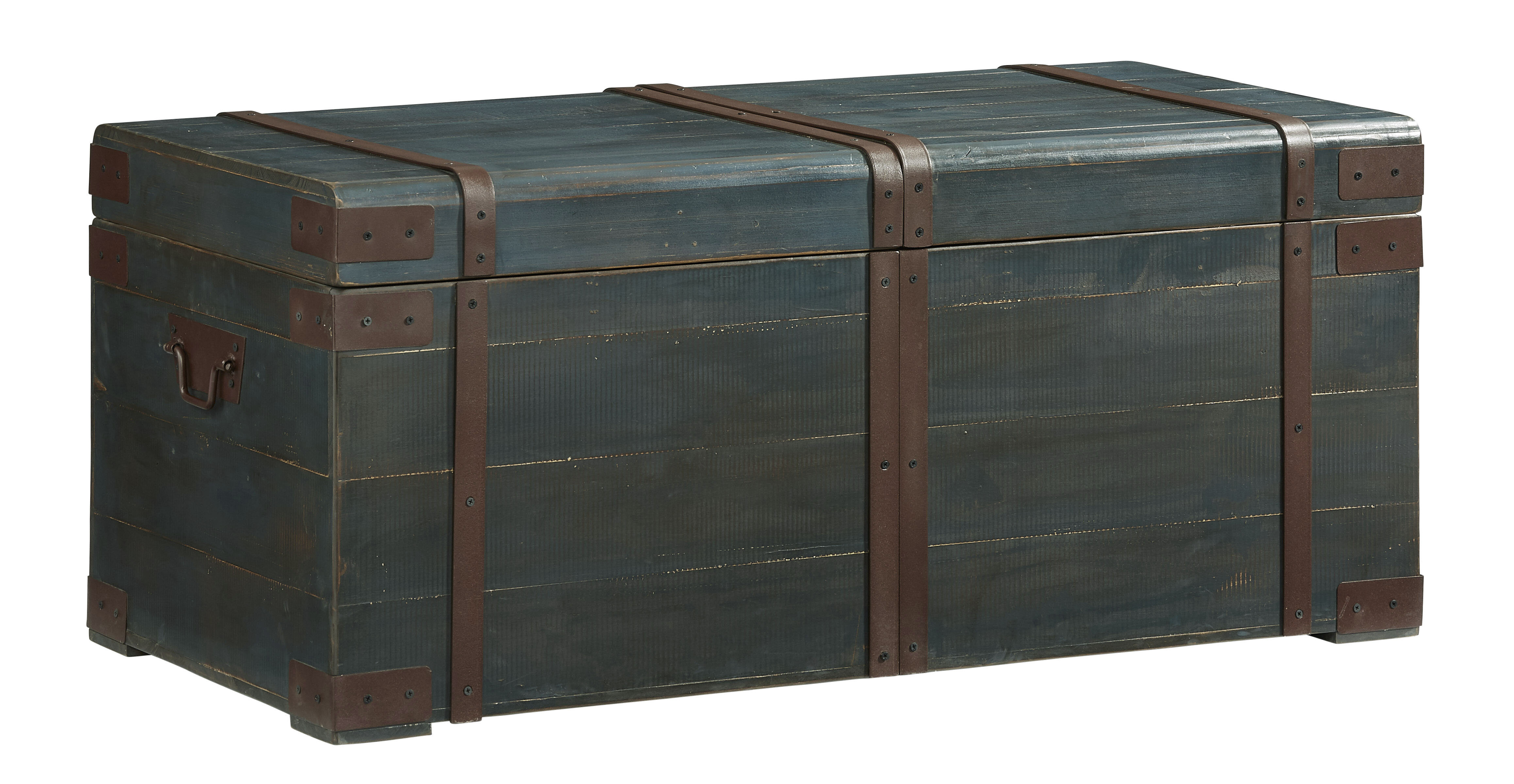 Breakwater Bay Oguz Solid + Manufactured Wood Vintage Trunk & Reviews