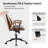 Oswina 37.75" H Polyester Office Chair-1853128024