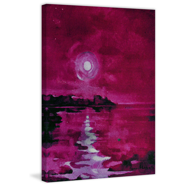 " Fuchsia Waters " by Marmont Hill, 30" H x 20" W x 1.5" D