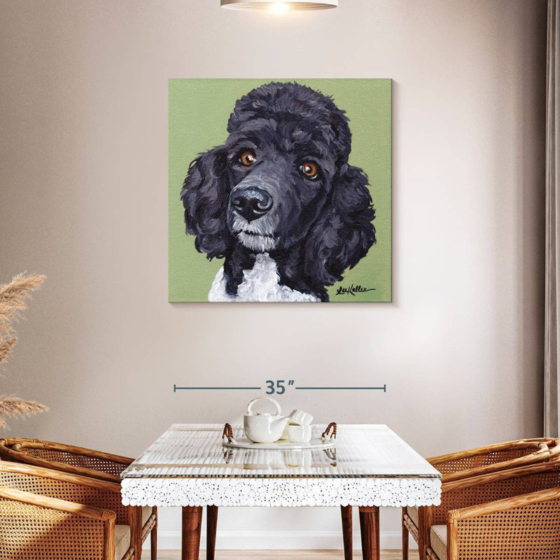 Standard Poodle Tommy, 36" H x 36" W