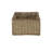 5 Drawer Seagrass Wicker Storage Tower with Handwoven Rattan Design and Strong Metal Frame