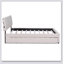 Lit plateforme tapissier avec gigogne et grand lit Teddy