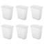 Poubelle à couvercle rectangulaire Sterilite-138892135-138892136