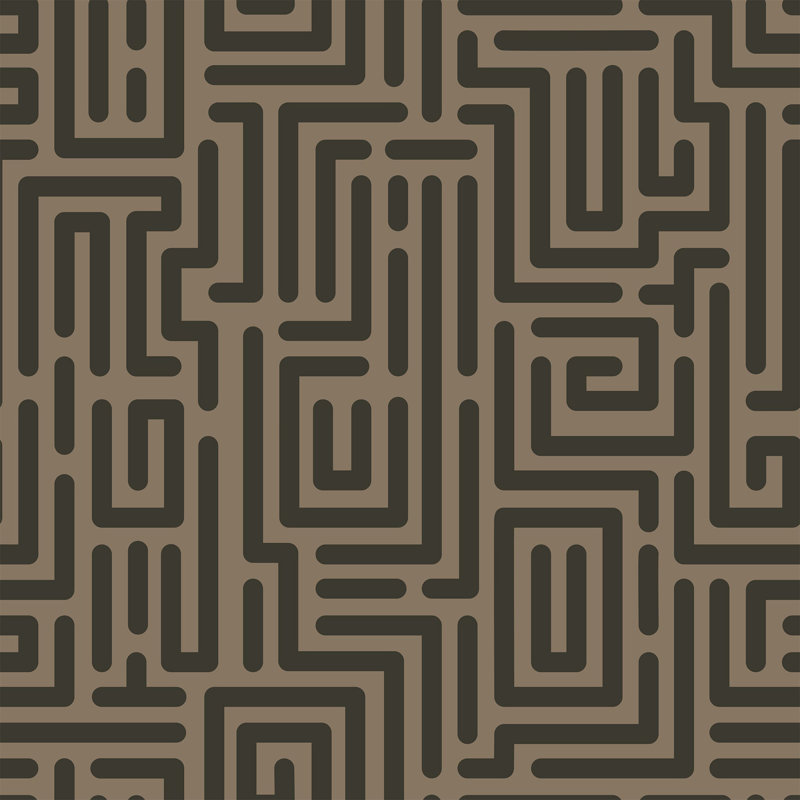 Diallo - Wallpaper by Sabrina Yvonne, Vinyl, Mocha, Self-adhesive
