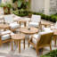 11 Piece Laguna Lounge Set with Sunbrella Cushions