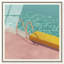 Poolside Symmetry II High-Gloss Frameless Acrylic Glass Wall Art Nautical & Beach Print by Oliver Gal, Ready to Hang, 12 x 12-182198526-182198524