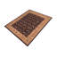 Tapis bleu / doré en laine noué à la main 7 pi 11 po x 9 pi 4 po Abbigail Southwestern
