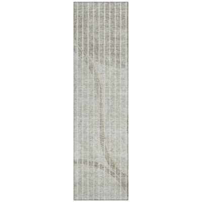 Chevella Washable Striped Indoor / Outdoor Rug