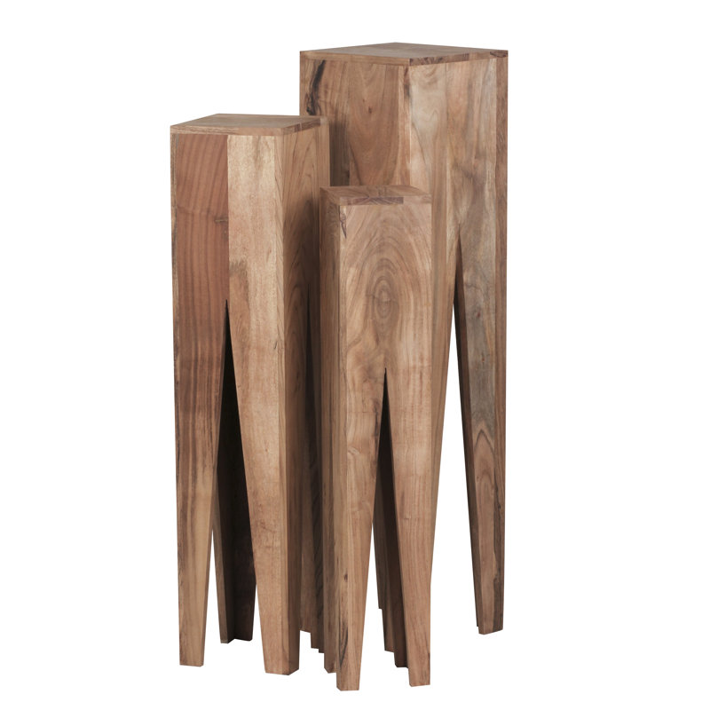 Kada Plant Stand - Set of 3, Acacia