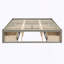 Grand lit plateforme avec 6 tiroirs de rangement-326604608