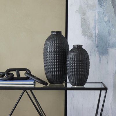 Stoneware Table Vase Set
