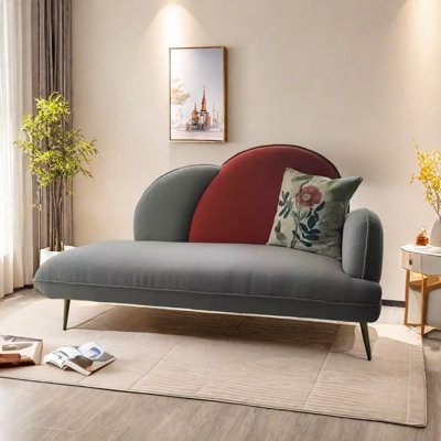 Chaise longue confortable en bois massif