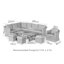Balch Deluxe Large Rattan Corner Dining Set - with Rising Table & Armchair-959670440-959670441