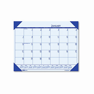 Calendrier de bureau-coussin mensuel ecotones