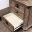 Table de chevet transitionnelle rustique ton naturel 1pc seulement