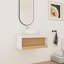 Meuble-lavabo flottant simple 30 po avec lavabo vasque en céramique-1024520146-1024652198