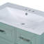 Armoire de salle de bain 30 po avec lavabo 30 po avec tiroirs, structure solide et panneau de fibres à densité moyenne