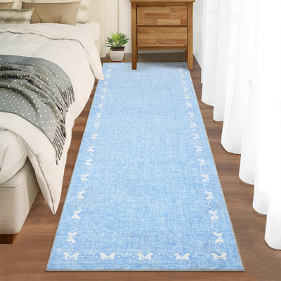 Tapis lavable en machine Bow-Knot